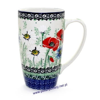 Kubek wysoki do latte 0,4L dek. U4968X Polskie Kwiaty Unikat